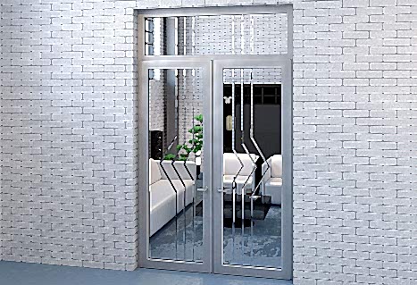 Декорированное пластиковое окно